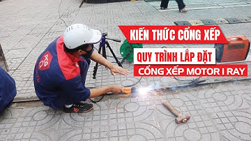 Quy trình lắp đặt Cổng xếp tự động 1 ray | Kiến thức cổng xếp|Cổng xếp PCG