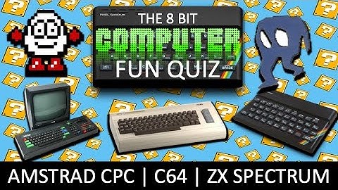 The Tricky 8 Bit Computer Fun Quiz | Amstrad | Spectrum | C64