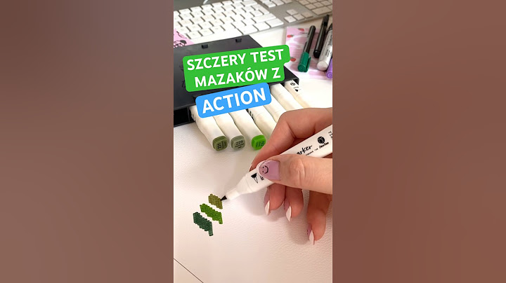 TANICH ✅🐸TEST MARKERÓW z Action🆘#shorts #test #testujemy #markers #action #recenzja #mazaki #art