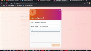 Creating an assignment- Co Spaces