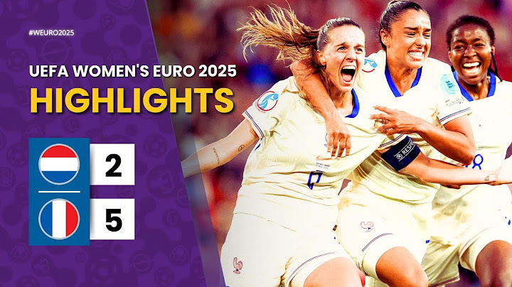 Netherlands - France | 2-5 | Highlights | UEFA Women's EURO 2025 | Netherlands vs France