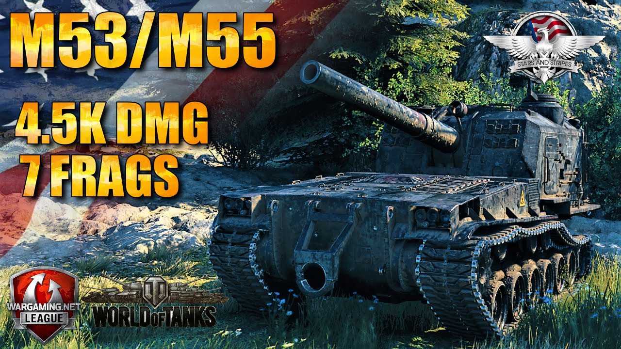 WoT M53/M55 Gameplay 2020 ♦ 7 Frags ♦ World of Tanks Arty Replays