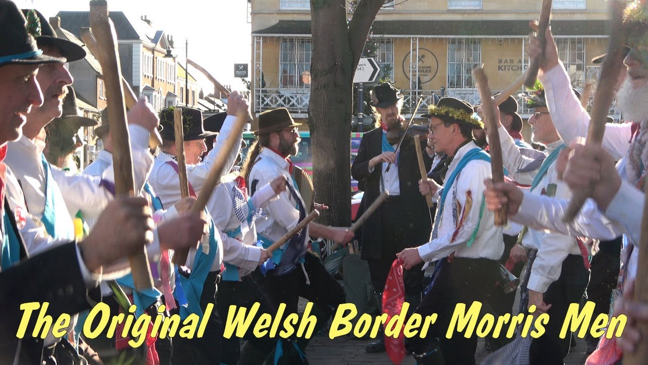 The Original Welsh Border Morris Men dance "Fanny Frail" in Pershore 2025