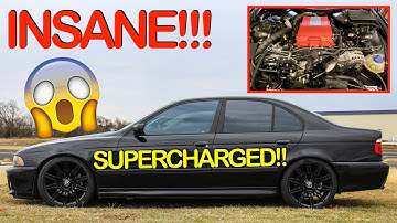 First Drive in the INSANE Supercharged E39! | BMW E39 LS3 Swap