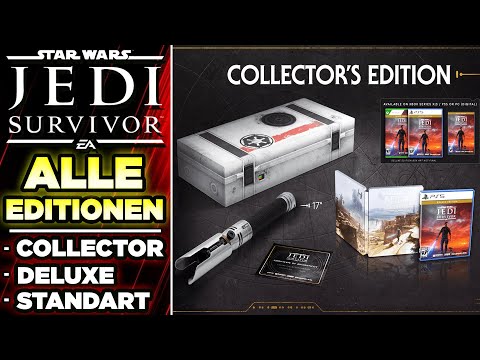 Star Wars: Jedi Survivor: ALLE EDITIONEN: Riesige Collectors Edition mit Lichtschwert, Deluxe Edition & Standart Edition - Tombie