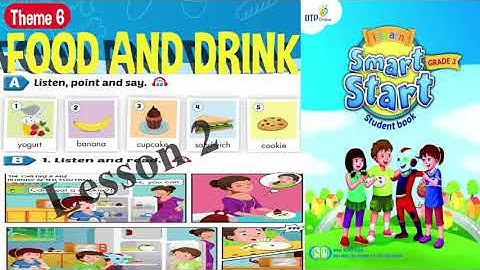 Tiếng anh lớp 3 bài 6 food and drink lesson 2/smart start 3 theme 6 food and drink lesson 2| EfE