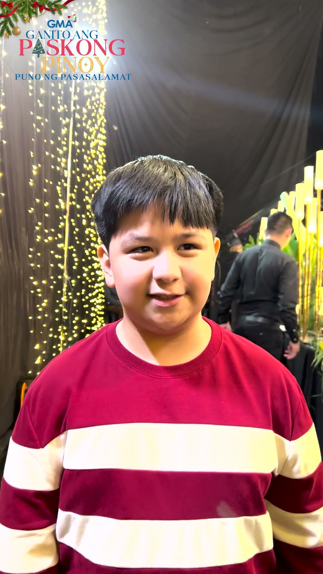 Ang cute na cute Christmas wish and greeting ni Raphael Landicho #shorts