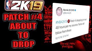PATCH 4 ABOUT TO DROP | IS THIS MAKE OR BREAK FOR 2K?? - NBA 2K19 NEWS