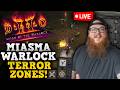 Diablo 2 Resurrected | Miasma Warlock | Terror Zone Farming | S13