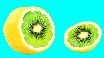 Hidden Patterns Inside Exotic & Tropical Fruits & Vegetables [Satisfying & ASMR] stop-motion NEW