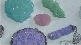 How To Grow Crystal DIY: Pendant, Ring, and Home Decor | Beanana711