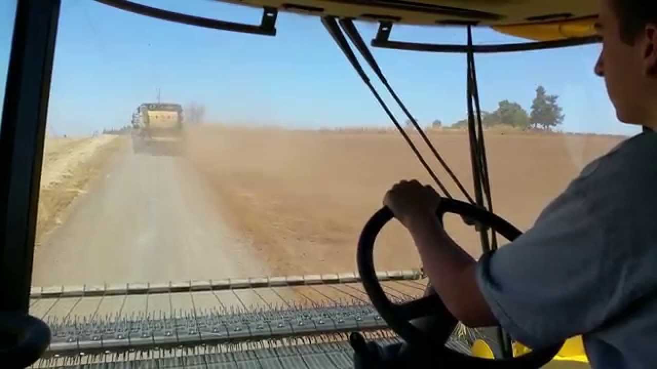 New Holland CX8080 on road