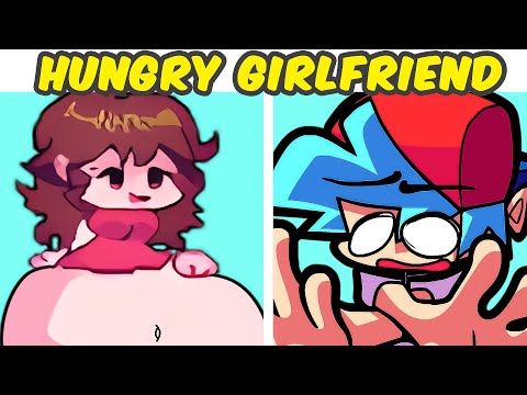 Friday Night Funkin' VS NEW FAT Girlfriend VS Hungry GF - Bopeebo remix (FNF MOD/HARD)