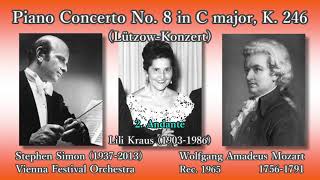 Mozart: Piano Concerto No. 8, Kraus & Simon (1965) モーツァルト