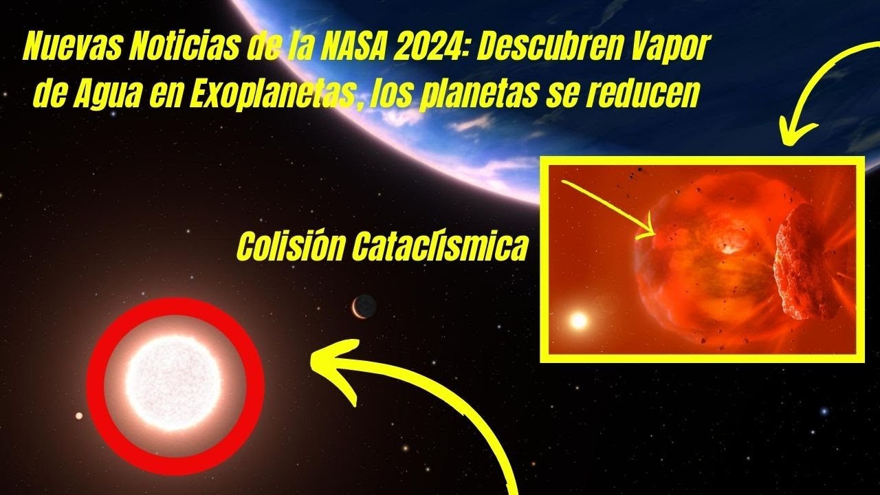 Nuevas Noticias de la NASA 2024: Descubren Vapor de AGUA en EXOPLANETA ...