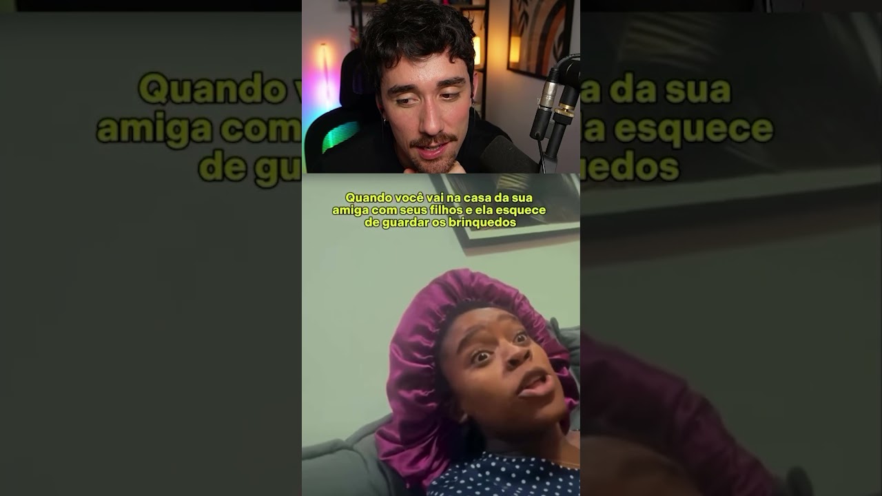 a criança viu o que não devia e achou que era brinquedo! 😭 #react #humor
