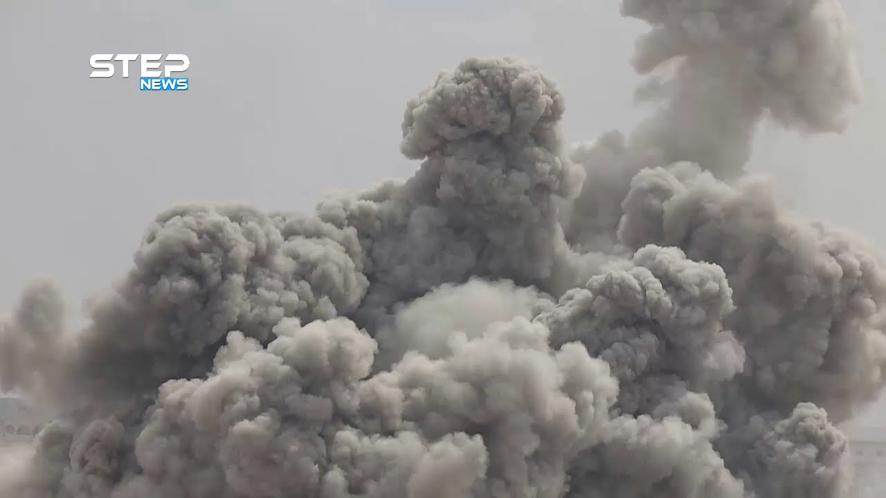 شاهد قصف هستيري عنيف يستهدف مدينة اللطامنة وأطرافها شمال حماة