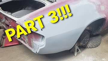 Cutting out the old panels! Restoring a1978 Camaro Part 3