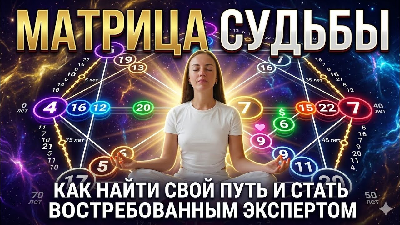 Матрица Судьбы: как найти свой Путь и стать востребованным экспертом.