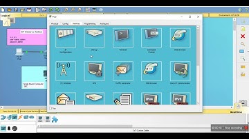 Controlling Lamp and Fan Using Web Interface simulation using Cisco Packet Tracer