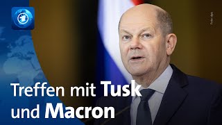 Scholz, Macron und Tusk beraten zu Ukraine-Politik