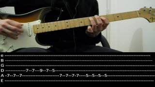 RHCP - Otherside (Guitar lesson with TAB)