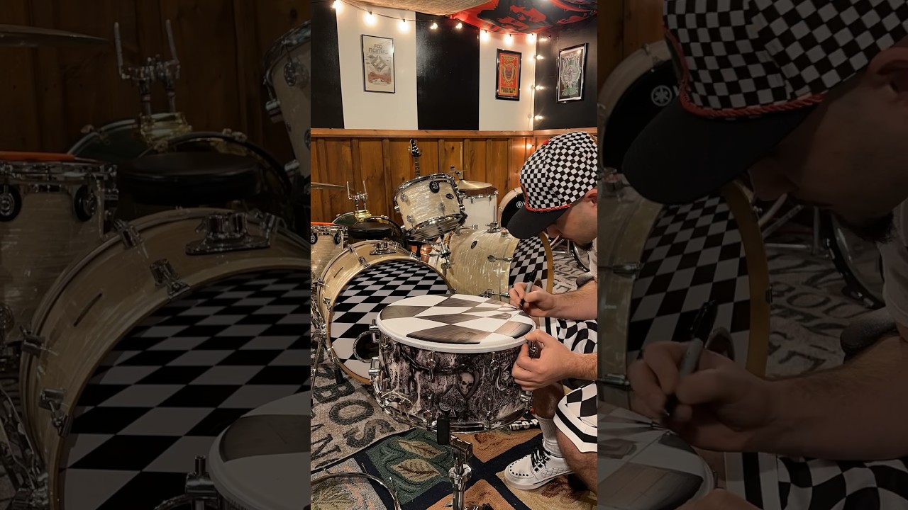 New Drum Head on Custom Motörhead 🥁