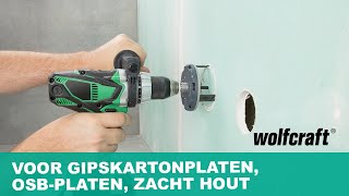 Wolfcraft Verstelbare Gatenzaag Voor Elektroinstallaties
