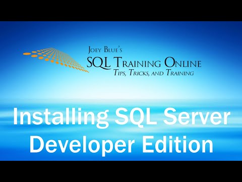 Installing Microsoft SQL Server Developer | Installation Series Ep1