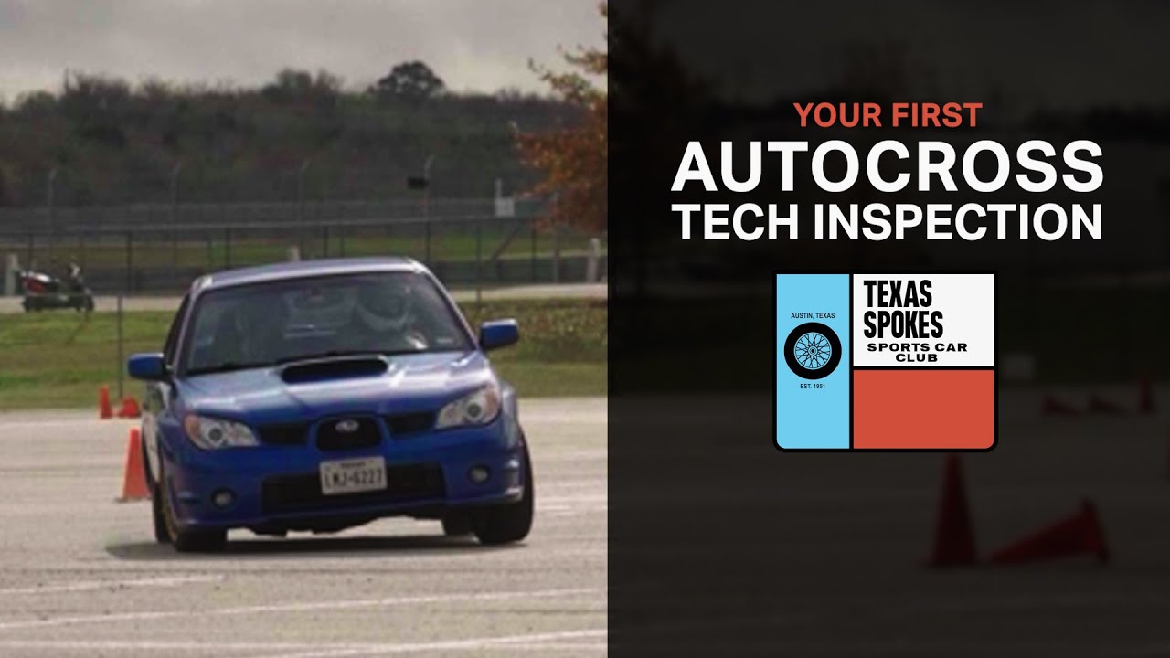 Getting Your Car Ready For Tech Inspection - Spokes Autocross - YouTube