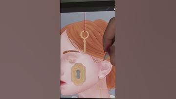 Draw with me ✨ on Procreate #illustration #portrait #tutorial #procreate #art #shorts #digitalart