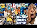 TOOK THE KID'S SCHOOL SUPPLY SHOPPING!! (BACK TO SCHOOL)