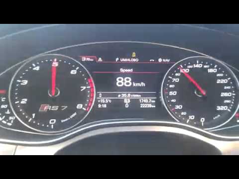 Audi RS7 0-100 km/h