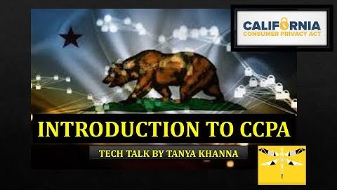 WHAT IS CCPA ? BEGINNERS GUIDE TO CCPA? CCPA IN 20 MINUTES! US PRIVACY LAWS #TanyaKhanna