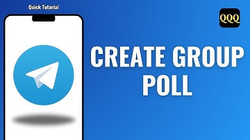 How to Create Poll in Telegram Group ?