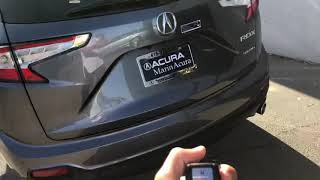How to use the Handsfree Foot kick activated tailgate on the 2019 Acura RDX DM