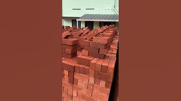 First Quality 4 inch Clay Bricks 🧱 #construction #civilengineering #civilengineer #viralvideos