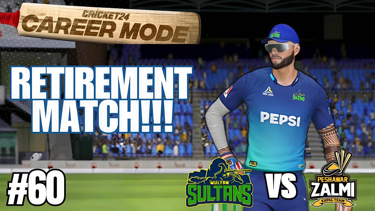 MY LAST MATCH EVER?! 😱 | CRICKET 24 CAREER MODE #60