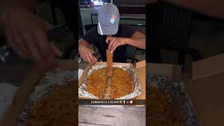 DOMINOS COOKIE IS A SCAM!!🍪🍦😈😳#shorts