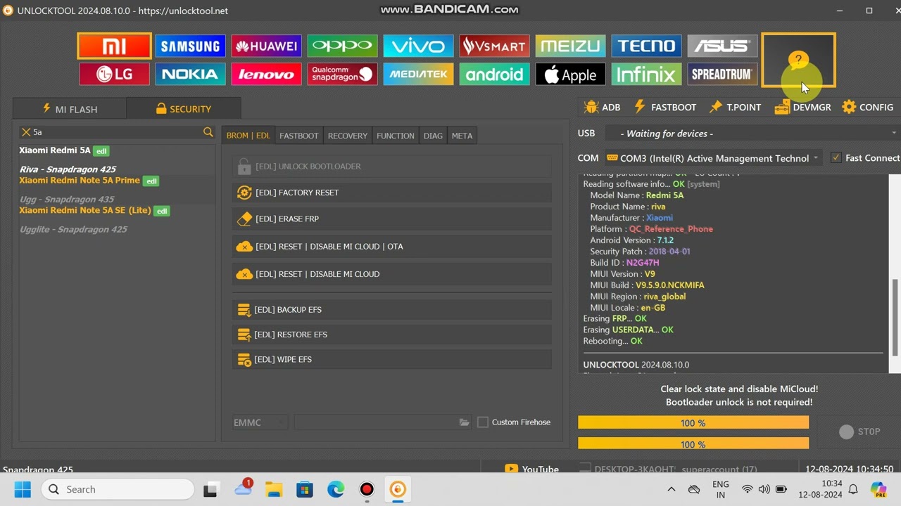 Redmi Mi 5A Frp Bypass Pin,password 🔓 🔥Unlock Tool#frpbypass#mobiletechnicaldoctor #allmobilerepair