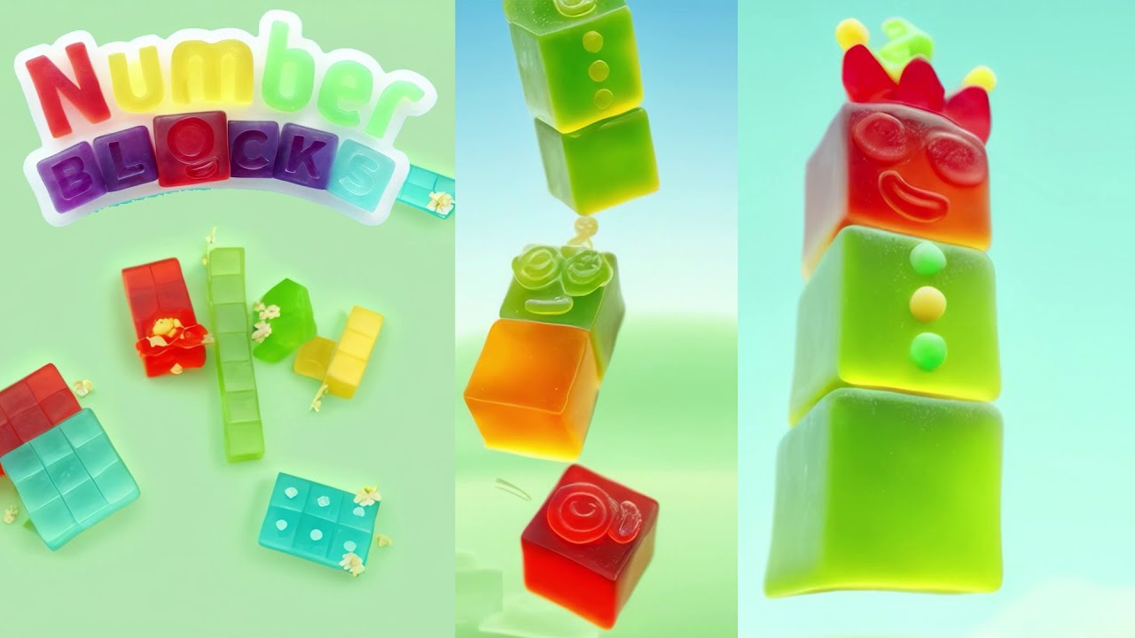 Awesome Soft Gummie Numberblock Compilation - YouTube