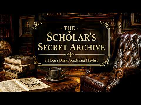 📖 The Scholar's Secret Archive | 2 Hours Dark Academia Playlist for Reading, Writing & Study