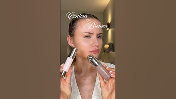 contour vs bronzer for beginners!!! #makeup #makeuptutorial #contourhacks #contour #bronzer
