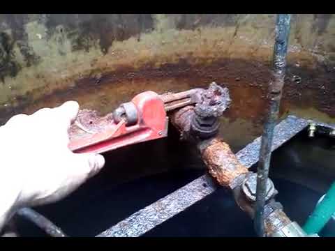 Sewage pump repair - YouTube