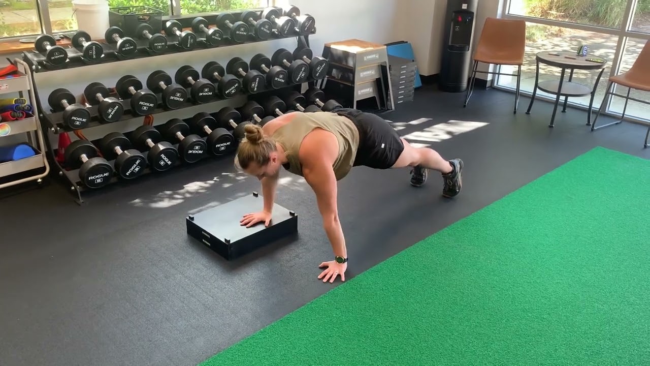 Offset BC Block Push Up