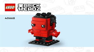 LEGO instructions - BrickHeadz - 40668 -  Captain America & Red Hulk (Red Hulk)