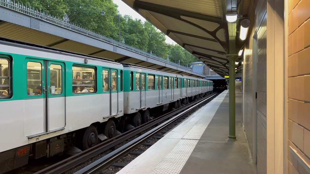 Mp89 Cc MP73 & MP89 CC - Métro 6 - Saint Jacques Paris - YouTube
