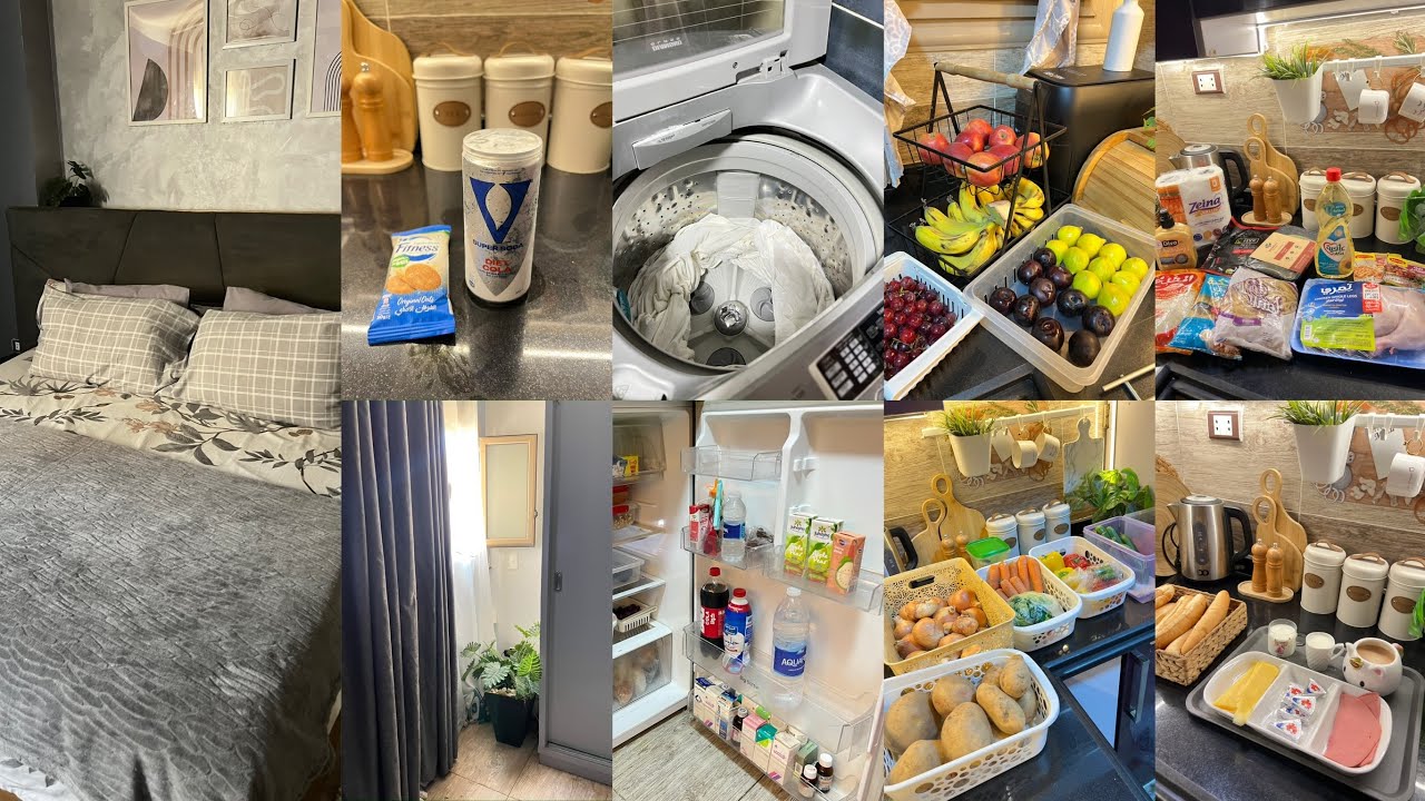 مليت البيت بالخير 🤲🌿حيل وافكار لتنظيم وترتيب الثلاجة 🍇🌽 مشتريات الاسبوع 🛍️تنظيف وترتيب 