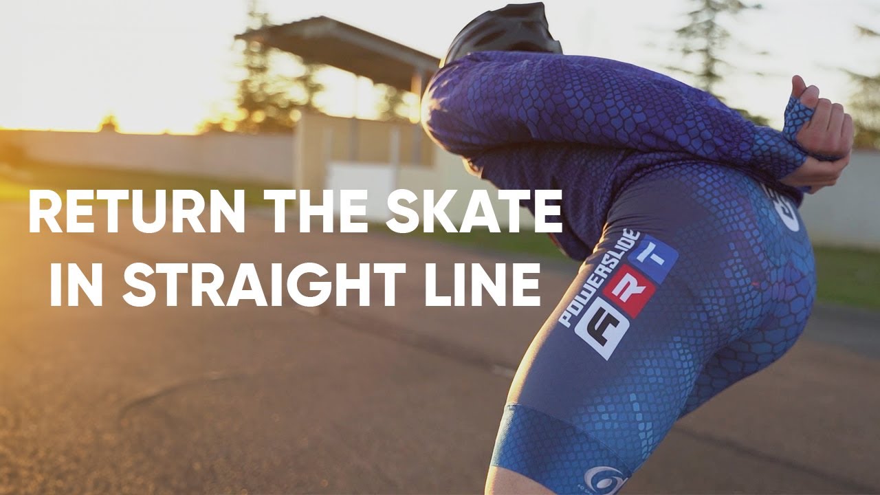 アンリマチス　スケーター・回転 How to return the skate in straight line - Powerslide Technical