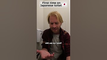 First time using a Japanese Toilet 🚽 🇯🇵 #japan